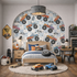 Monster Truck Wallpaper for Boys Bedroom and Playroom Decor