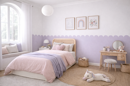 Scallop Half Wall Panels