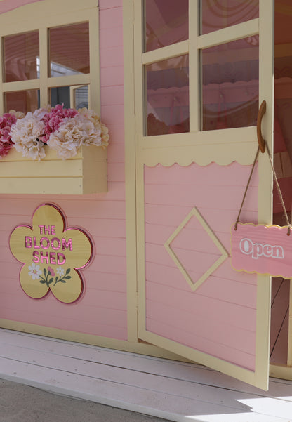 The Bloom Shed Cubby Sign