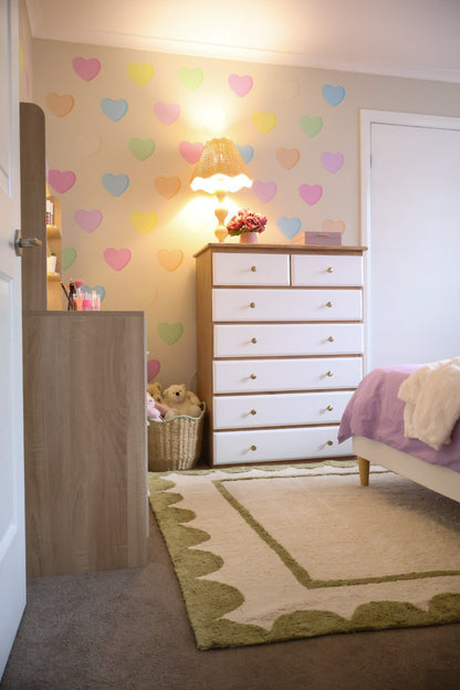 Pastel Heart Wall Decals – Pack of 32