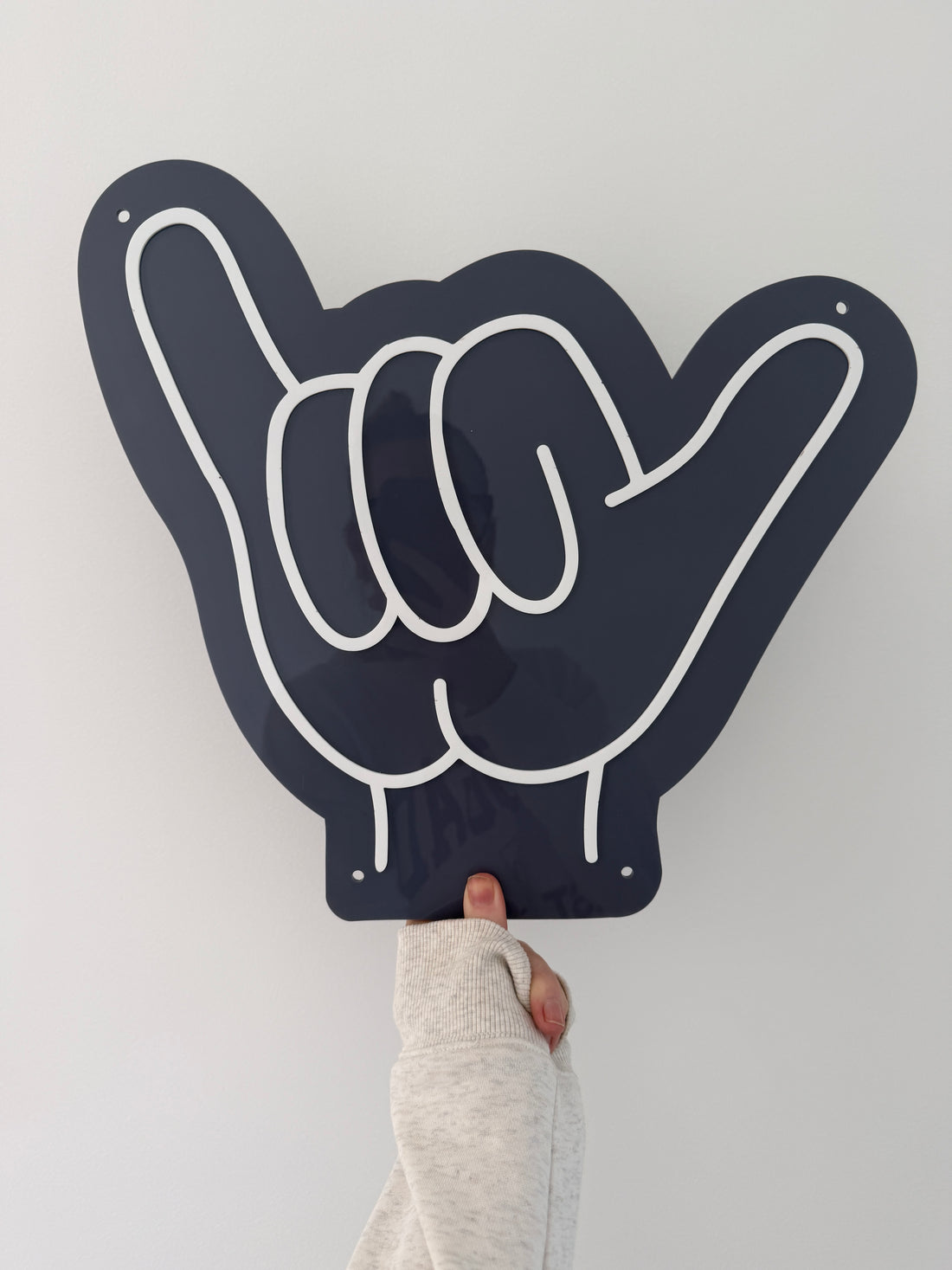 Acrylic Shaka and Peace Signs