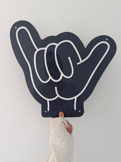 Acrylic Shaka and Peace Signs