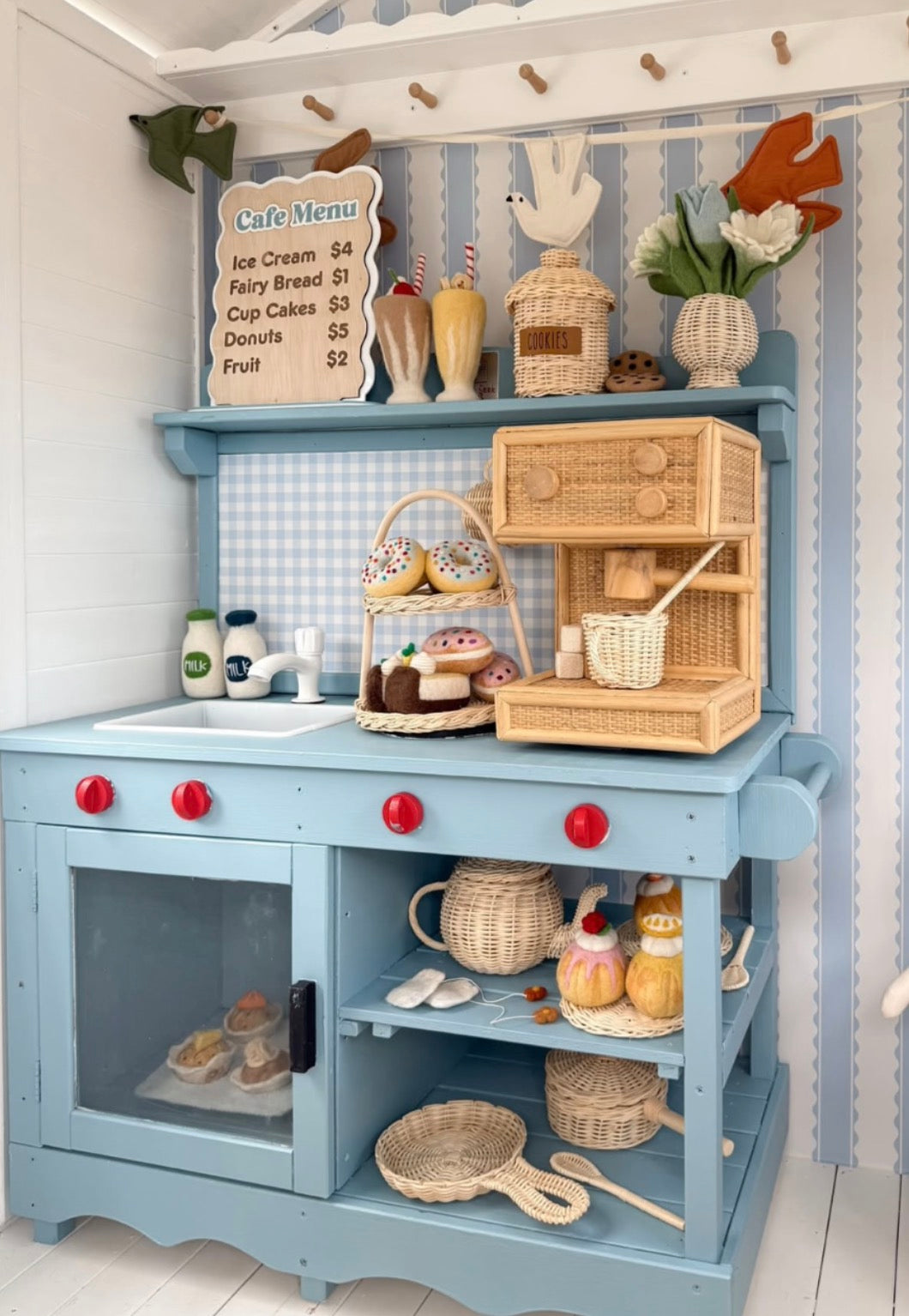 Mavi’s Stripes with a Twist Peel &amp; Stick Kids Wallpaper