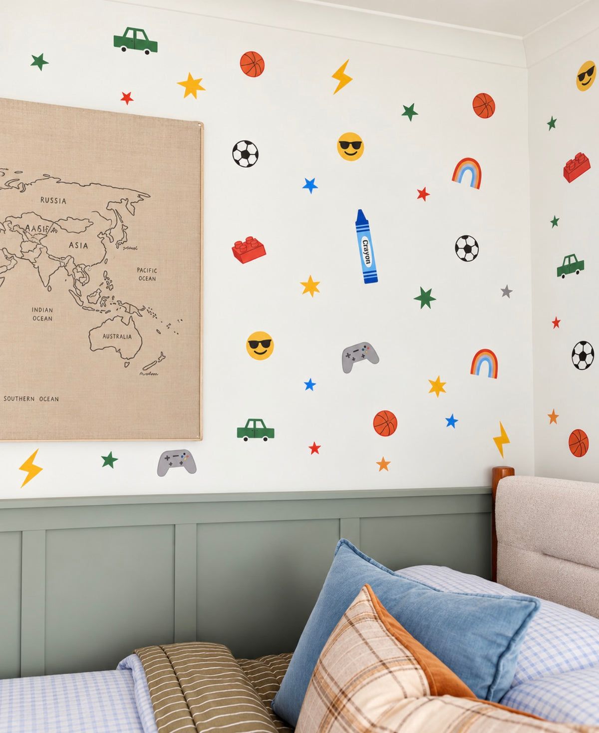 Retro Play Wall Decals – A2 Sheet