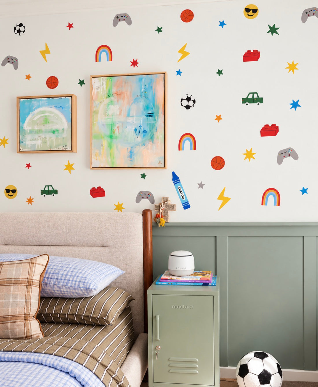 Retro Play Wall Decals – A2 Sheet
