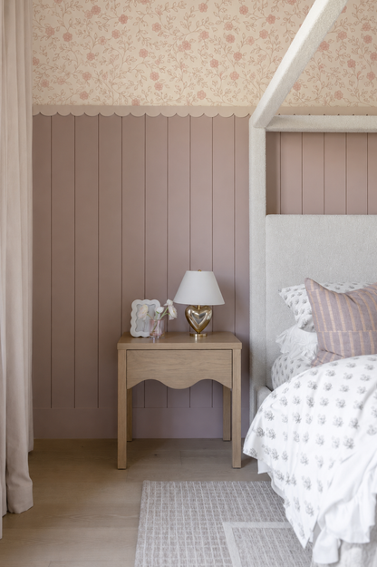 Blush Vine Garden Peel &amp; Stick Kids Wallpaper
