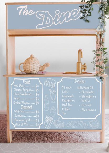 Shop Front Decals (for the rear of the IKEA DUKTIG play kitchen)