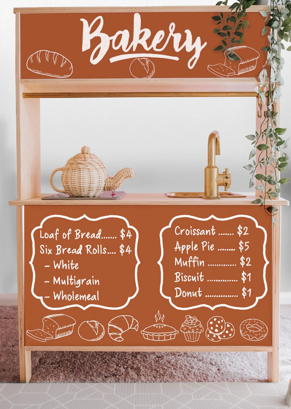 Shop Front Decals (for the rear of the IKEA DUKTIG play kitchen)