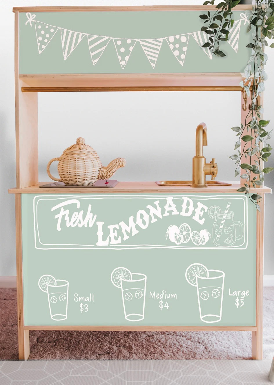 Shop Front Decals (for the rear of the IKEA DUKTIG play kitchen)