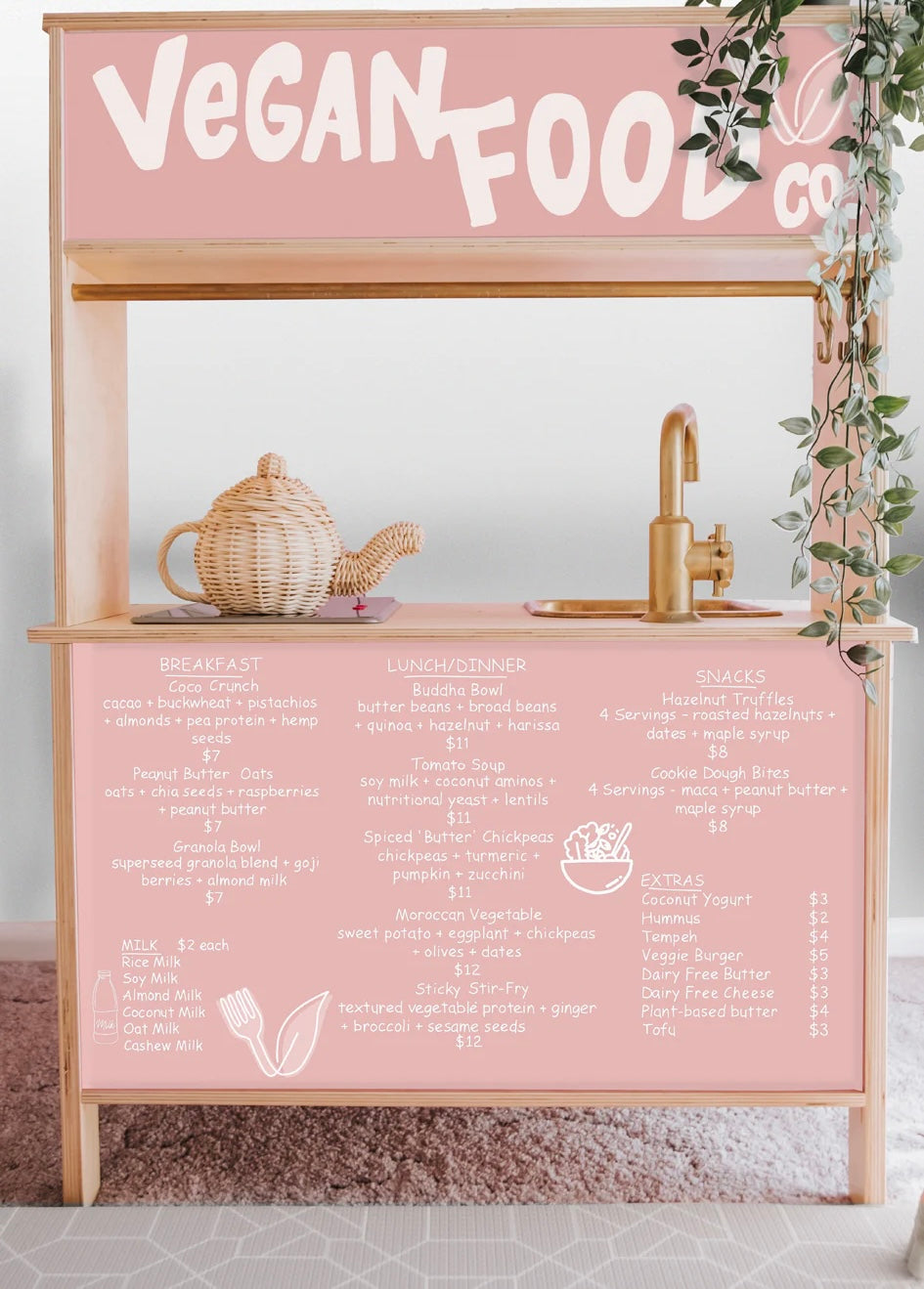 Shop Front Decals (for the rear of the IKEA DUKTIG play kitchen)