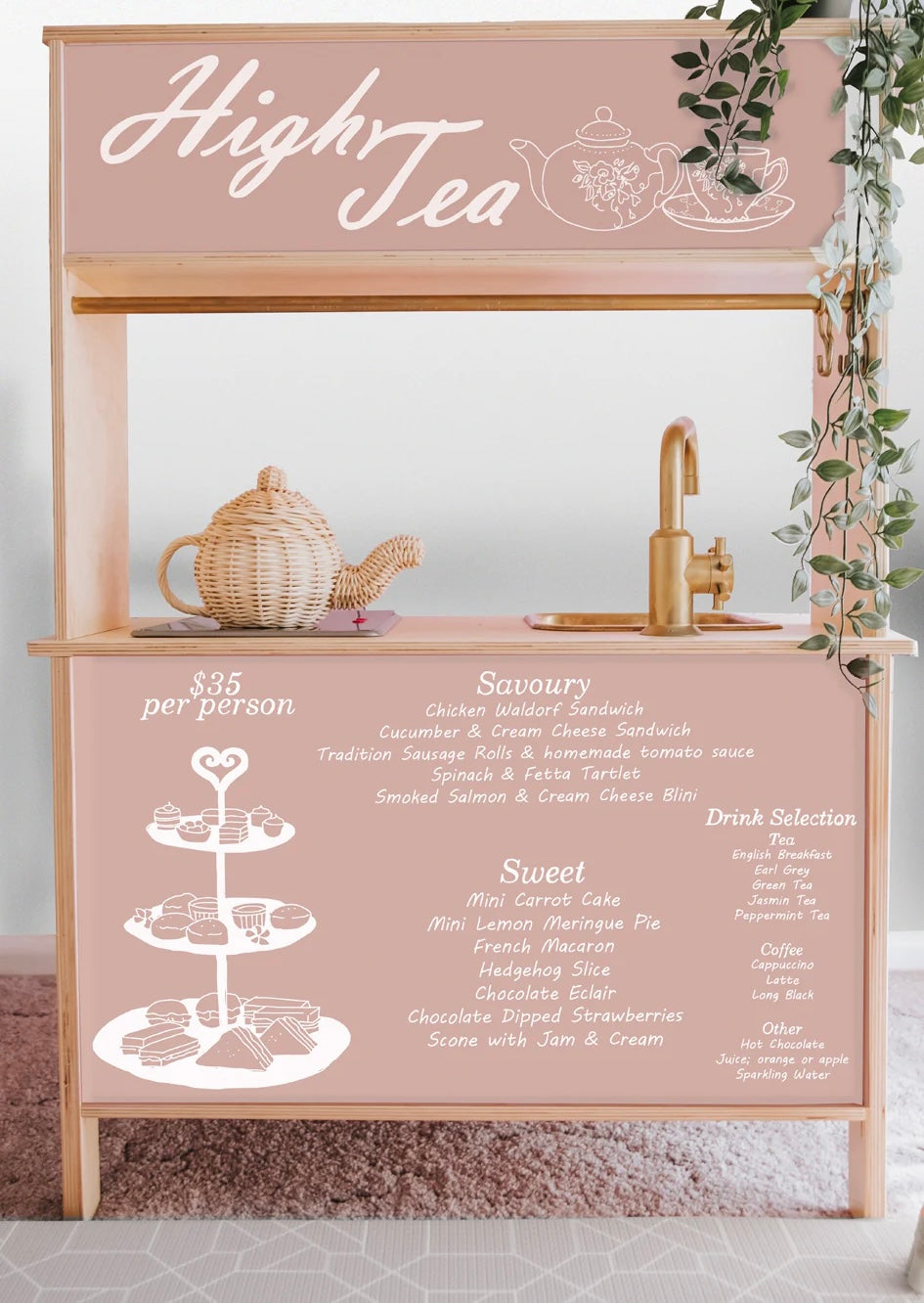 Shop Front Decals (for the rear of the IKEA DUKTIG play kitchen)