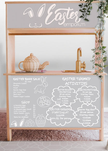 Shop Front Decals (for the rear of the IKEA DUKTIG play kitchen)