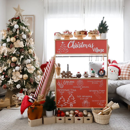 Christmas Shop Front Decals (designed for the rear of the IKEA DUKTIG play kitchen)