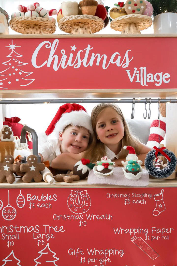 Christmas Shop Front Decals (designed for the rear of the IKEA DUKTIG play kitchen) ✨PRE-ORDER: Shipping from mid-June 2025 ✨