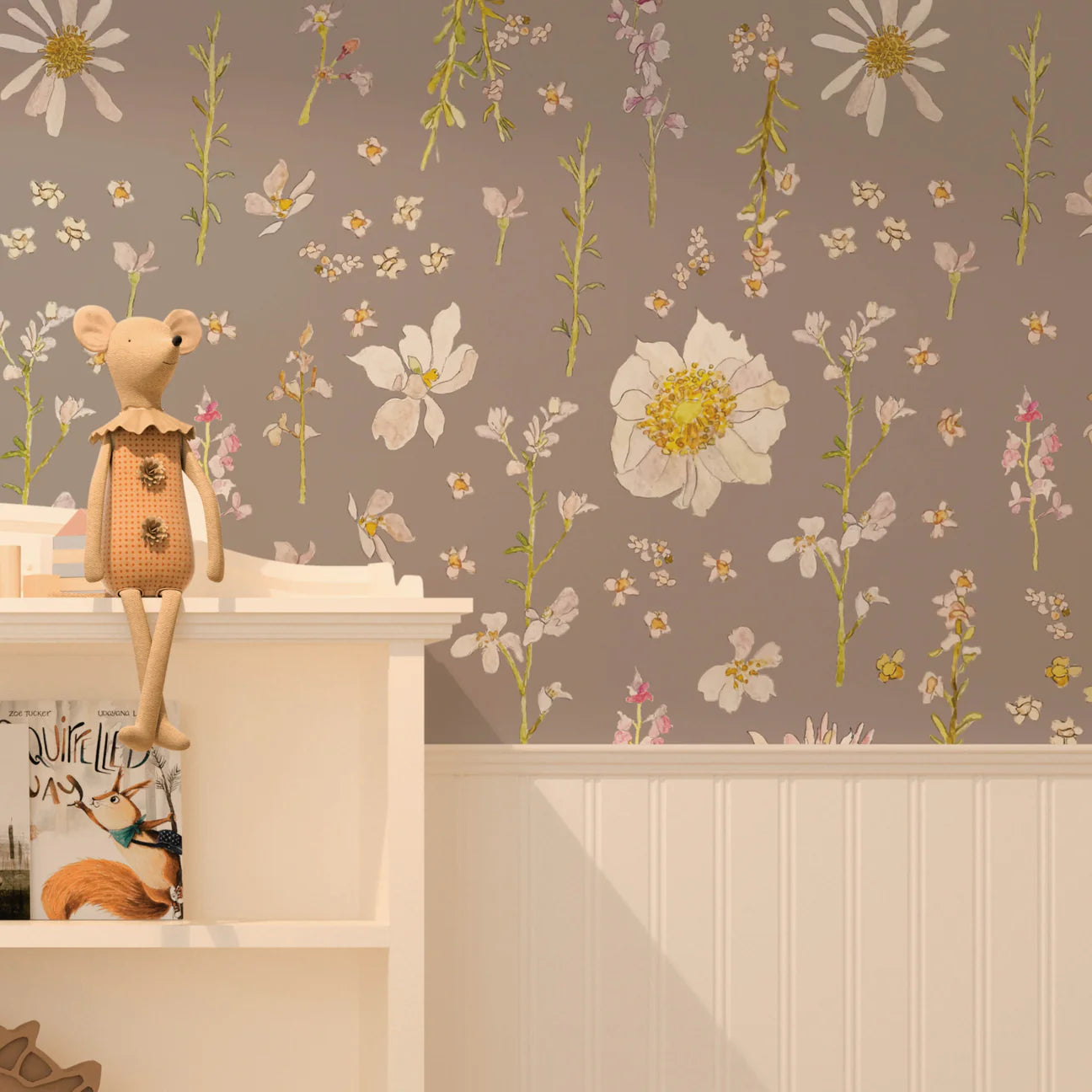 Adeline – Floral Wallpaper by Talia Designs