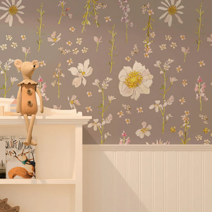 Adeline – Floral Wallpaper by Talia Designs
