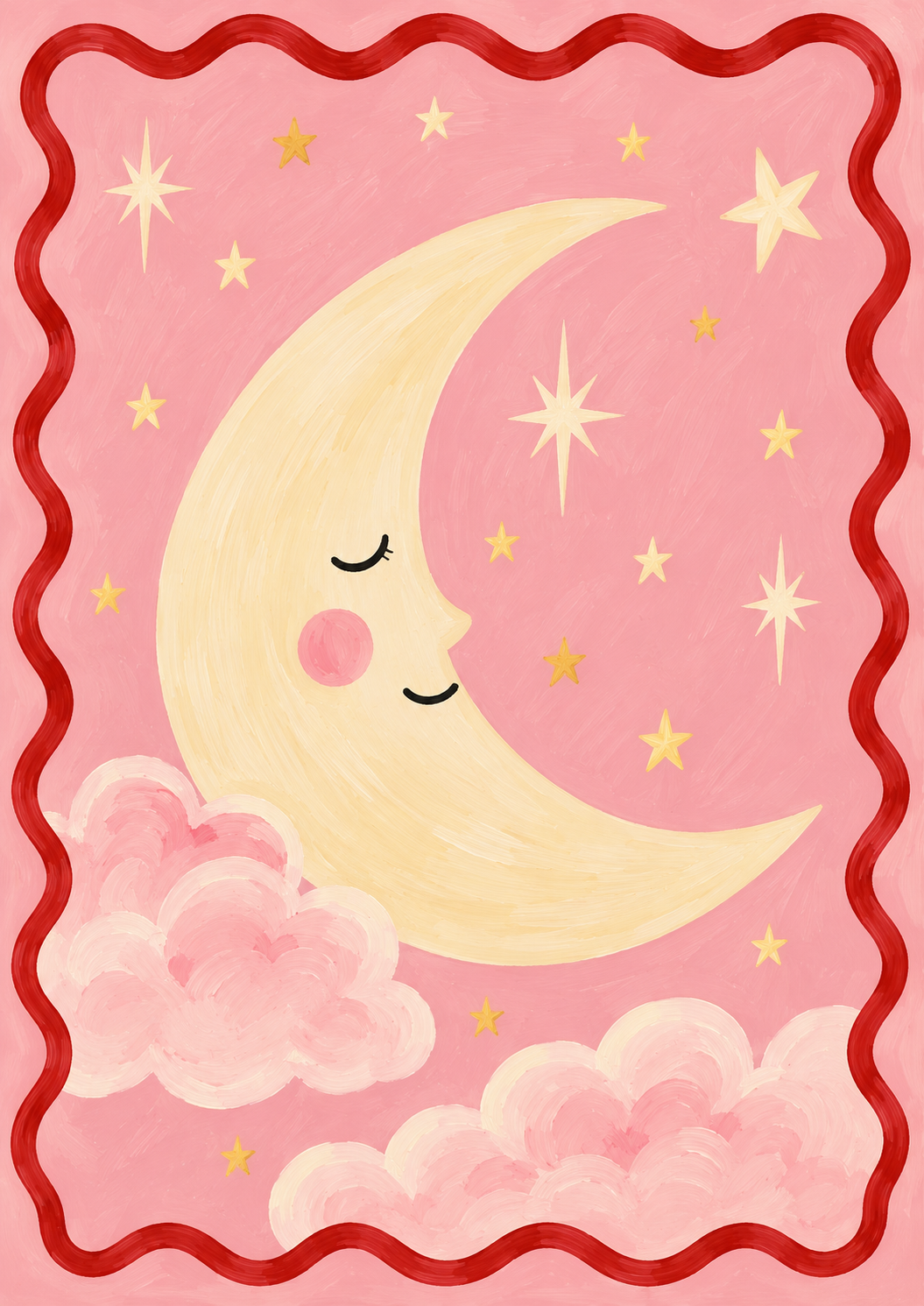 Moonlight Magic | Sweet Dreams Peel &amp; Stick Art Print