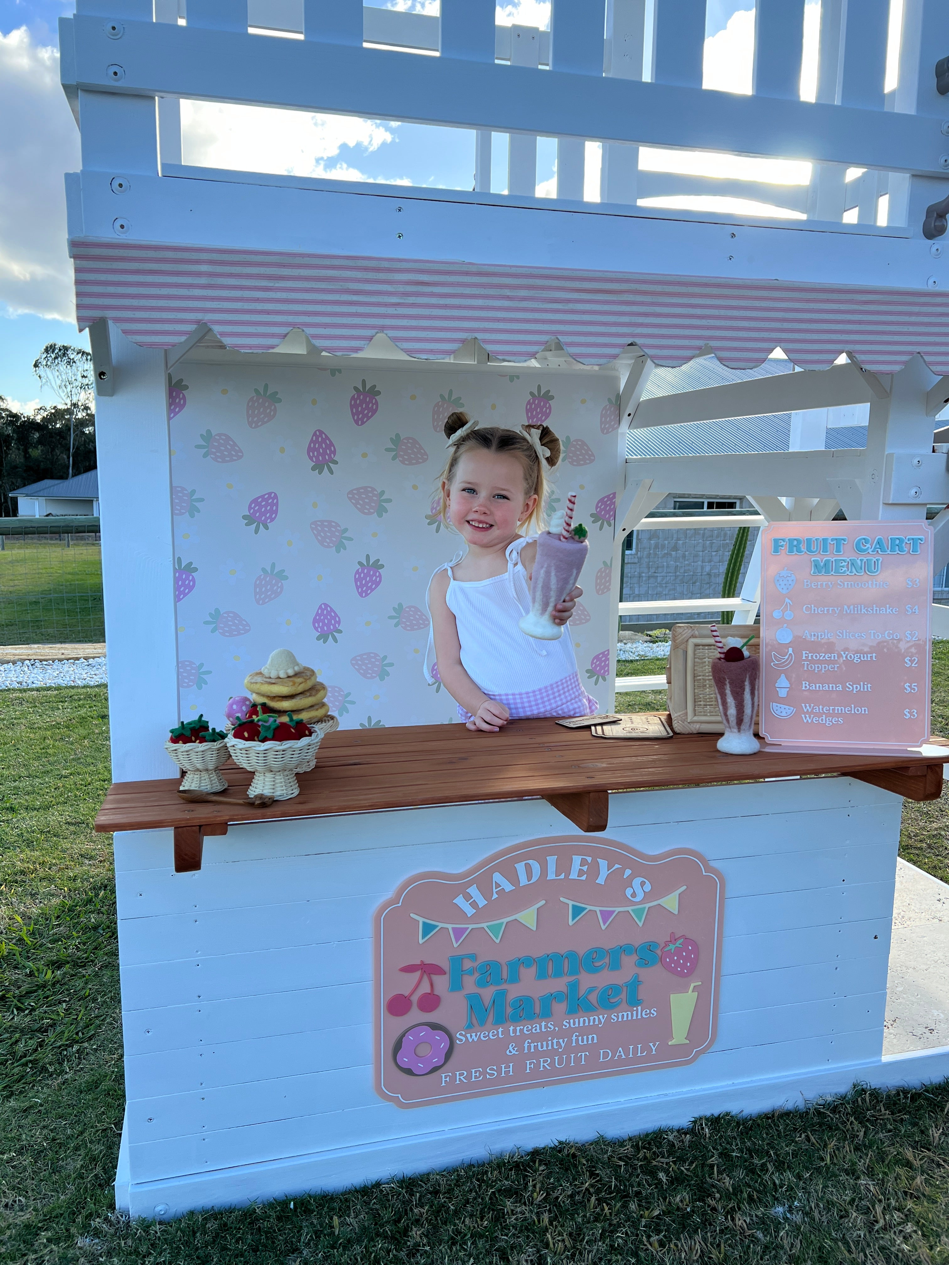 Personalised Farmers Market Sign – Sweet Treats Theme