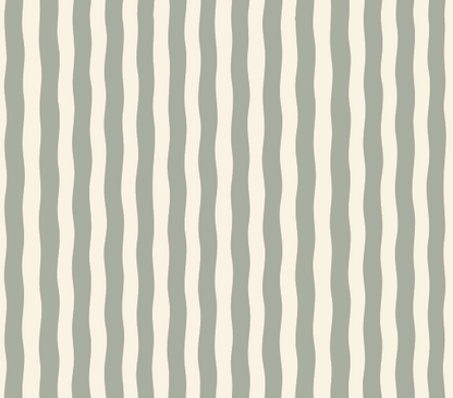 Wavy Stripe Peel &amp; Stick Kids Wallpaper