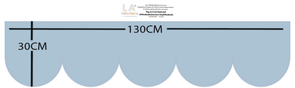 Scallop Border Decal – Custom Colour
