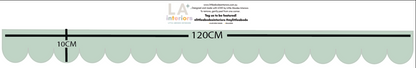Scallop Border Decal – Custom Colour