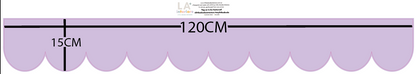 Scallop Border Decal – Custom Colour