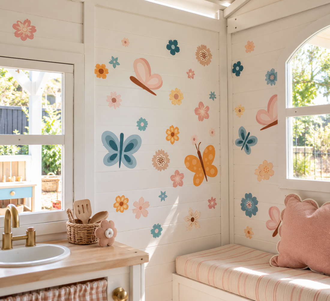 Bloom &amp; Flutter Wall Decals A3 Sheets