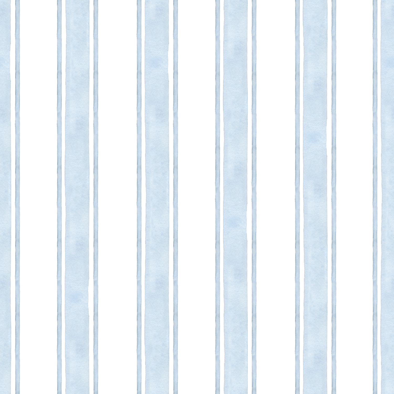 Soft Blue Stripe Wallpaper for Boys and Girls Bedrooms