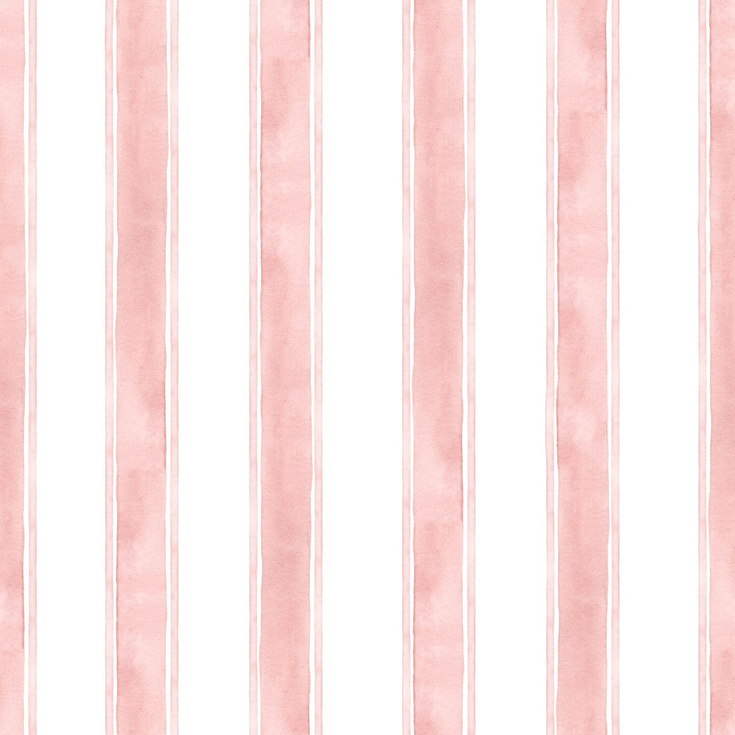 Pink Stripe Wallpaper for Girls Bedroom and Nursery Decor