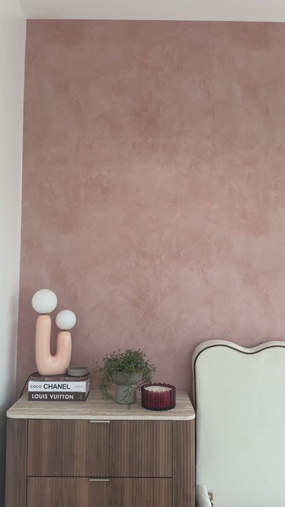 Rosé Plaster Peel &amp; Stick Wallpaper